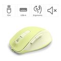 hama wm 500 wireless mouse ergonom 6 buttons w o click noise battery green extra photo 5