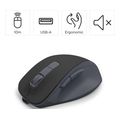 hama wm 500 wireless mouse ergonom 6 buttons w o click noise battery blk extra photo 4