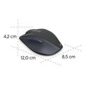 hama wm 500 wireless mouse ergonom 6 buttons w o click noise battery blk extra photo 5