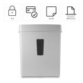 hama prime m50cd b document shredder shredder with security level p5 t2 e2 o1 white extra photo 4
