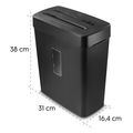 hama prime m50cd b document shredder shredder with security level p5 t2 e2 o1 black extra photo 5
