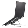 hama aluminium laptop stand 6 stage tilt folding up to 40 cm 156 silve extra photo 6