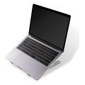 hama aluminium laptop stand 6 stage tilt folding up to 40 cm 156 silve extra photo 7