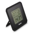 hama borneo thermometer and hygrometer digital for indoors black extra photo 1