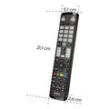 hama universal remote control for samsung tvs ir teachable illuminating butto extra photo 5
