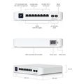 ubiquitiswitch unifi 8xrj45 gbit 2xsfp managed poe 120w wall mountable extra photo 2 ubiquitiswitch unifi 8xrj45 gbit 2xsfp managed poe 120w wall mountable extra photo 2