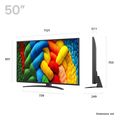 tv lg 50nano81a3a 50 nanocell ai 4k uhd smart wifi model 2025 black extra photo 1