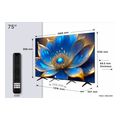 tv tcl 75p79k 75 qled 4k uhd smart wifi model 2024 black extra photo 3