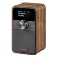 sangean ddr 8 vintage walnut dab fm rds bluetooth wooden cabinet radio extra photo 1