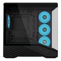 mini micro atx case lian li vector v100 mini black 4 x 120mm argb led rgb strip temperedglass extra photo 1