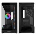 mini micro atx case lian li vector v100 mini black 4 x 120mm argb led rgb strip temperedglass extra photo 4