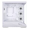 atx case lian li vector v100 white 4 x 120mm argb led rgb strip tempered glass extra photo 1