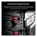 atx case lian li vector v100 white 4 x 120mm argb led rgb strip tempered glass extra photo 5