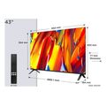 tv tcl 43v5c 43 qled full hd smart wi fi 2025 black extra photo 5