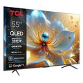 tv tcl 55t8c 55 ultra hd 4k qled smart wifi google tv 2025 metallic extra photo 1