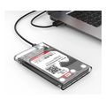 enclosure hdd ssd orico 2139c3 for sata 25inch usb c transparent extra photo 1