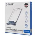 enclosure hdd ssd orico 2139c3 for sata 25inch usb c transparent extra photo 4