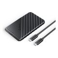 enclosure hdd ssd orico 25pw1c c3 for sata 25inch usb 30 type c black extra photo 1