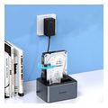 orico docking station hdd ssd 6626c3 c v1 2 drive for sata 25inch 35inch grey extra photo 2
