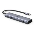 ugreen type c hub cm511 45521 usb a 32 3x type c hdmi sd microsd grey extra photo 3 ugreen type c hub cm511 45521 usb a 32 3x type c hdmi sd microsd grey extra photo 3