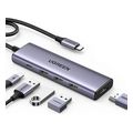 ugreen type c hub cm511 3 x usb a 30 type c hdmi grey extra photo 1