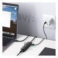 ugreen usb hub cm416 4 x usb a 30 025m black extra photo 1