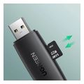 ugreen type c usb a card reader cm304 sd microsd black extra photo 1 ugreen type c usb a card reader cm304 sd microsd black extra photo 1