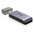 ugreen usb 30 card reader cm180 sd microsd cf ms grey extra photo 2