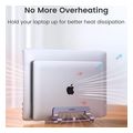ugreen lp258 vertical stand two for laptop with thickness 12mm 26mm silver extra photo 3 ugreen lp258 vertical stand two for laptop with thickness 12mm 26mm silver extra photo 3