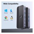 ugreen cm662 sharing switch box 3x usb a 30 type c mini usb black extra photo 4