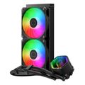 coolermaster masterliquid 240 core ii argb water cooling black extra photo 1