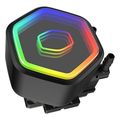 coolermaster masterliquid 240 core ii argb water cooling black extra photo 2