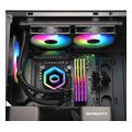 coolermaster masterliquid 240 core ii argb water cooling black extra photo 3