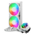 coolermaster masterliquid 240 core ii argb water cooling white extra photo 2