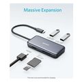 anker type c hub 2x usb a 30 1x hdmi 1x sd 1x microsd black a8334ha1 extra photo 2