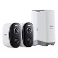 baseus n1 plus wi fi 2k ip67 home security camera outdoor 2 pack white extra photo 2
