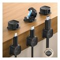 baseus lite magnetic cable organizer 3xpack black extra photo 1 baseus lite magnetic cable organizer 3xpack black extra photo 1
