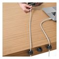 baseus lite magnetic cable organizer 3xpack black extra photo 3 baseus lite magnetic cable organizer 3xpack black extra photo 3