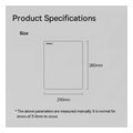 baseus nebula mousepad 260mm x 210mm grey extra photo 2 baseus nebula mousepad 260mm x 210mm grey extra photo 2
