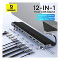 baseus elitejoy eh3 12 in 1 type c hub grey extra photo 1