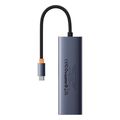 baseus type c hub ultrajoy 2x usb a 30 type c hdmi rj45 sd microsd grey extra photo 2