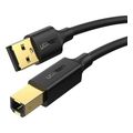 ugreen us135 usb printer cable 5m black extra photo 1