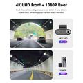 ddpai n5 dual dash rear camera 2026 4k wi fi gps ai black extra photo 2