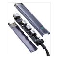 baseus ultrajoy type c hub 3x usb a 30 type c rj45 grey b0005280b811 14 extra photo 1