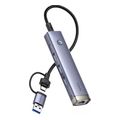 baseus ultrajoy type c hub 3x usb a 30 type c rj45 grey b0005280b811 14 extra photo 2