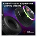 monster mission 320 gaming headset 35mm rgb black extra photo 4