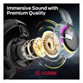 monster mission 320 gaming headset 35mm rgb black extra photo 5