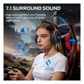 monster mission 350 gaming headset wireless bt wi fi wired black extra photo 1