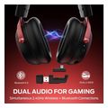 monster mission 350 gaming headset wireless bt wi fi wired black extra photo 3