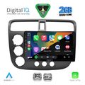digital iq rsd 1187 cpa 9inc multimedia tablet for honda civic 4d mod 2001 2006 extra photo 1